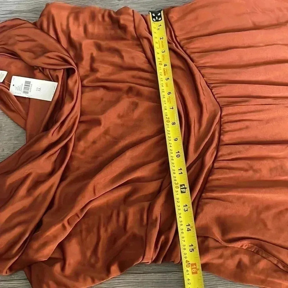 ❤️Host Picks❤️Anthropologie Maeve Enchantment  Copper Rust Jumpsuit XL NWT $170 - Picture 10 of 11